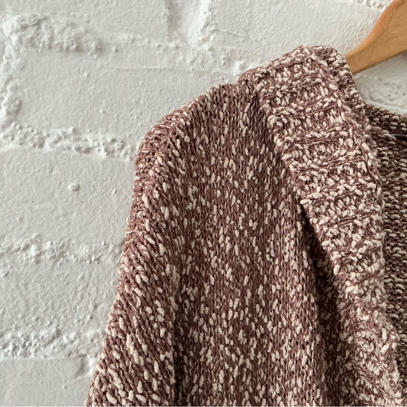 Natural Reflections Cozy Comfy Oversized Hooded Cardigan Sweater Layers Brown - Picture 3 of 15